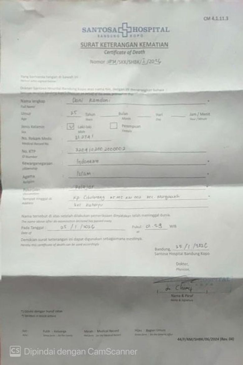Tubuh Dani Hancur oleh Penyakit Langka, Perjuangannya Terhenti karena Biaya Pengobatan Sangat Besar!